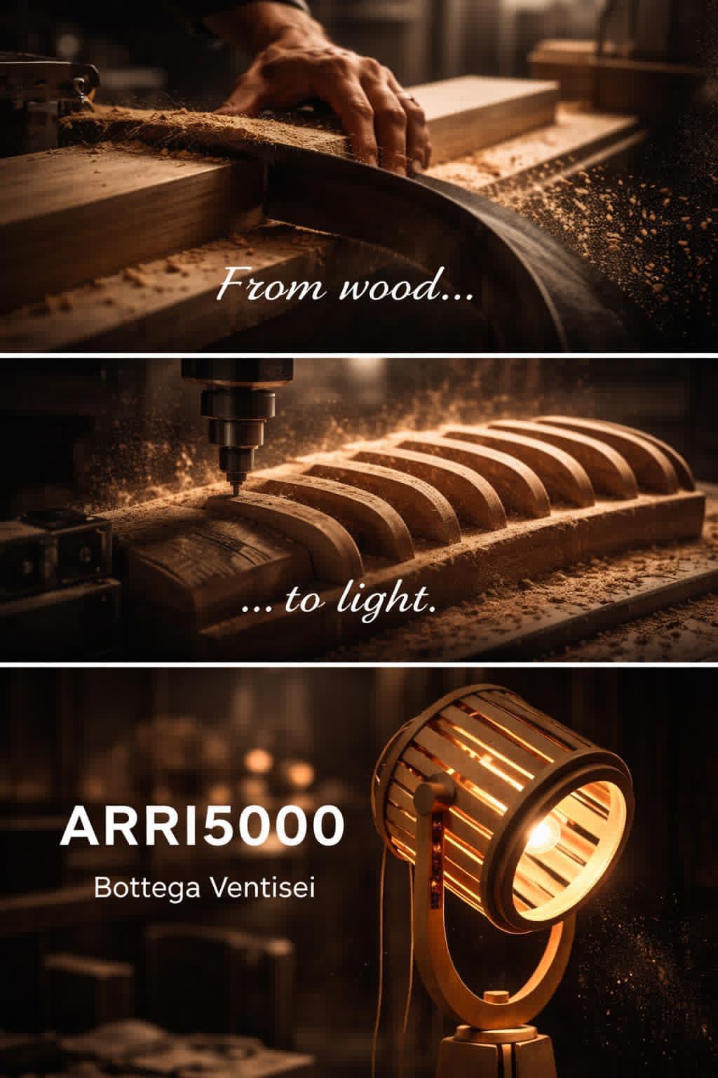 From wood to light - Bottega Ventisei